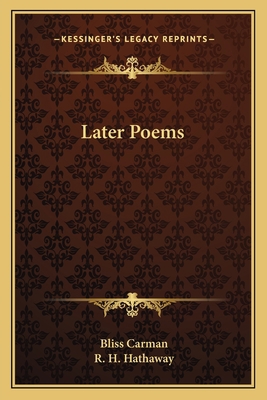 Later Poems 1163601888 Book Cover