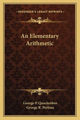 An Elementary Arithmetic 1163259195 Book Cover