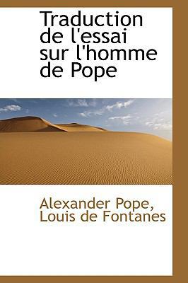 Traduction de L'Essai Sur L'Homme de Pope 1103427520 Book Cover