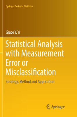 Statistical Analysis with Measurement Error or ... 1493982575 Book Cover