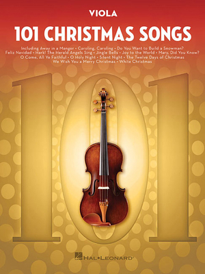 101 Christmas Songs Viola Sheet Music Songbook ... 1540030288 Book Cover