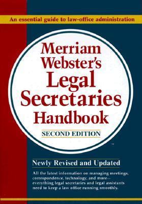 Merriam-Webster's Legal Secretaries Handbook 0877791341 Book Cover