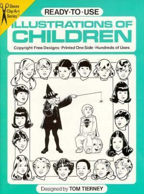 Clip Art-Illustrations of Children 0486244059 Book Cover