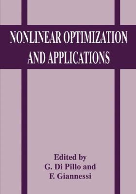 Nonlinear Optimization and Applications 1489902910 Book Cover