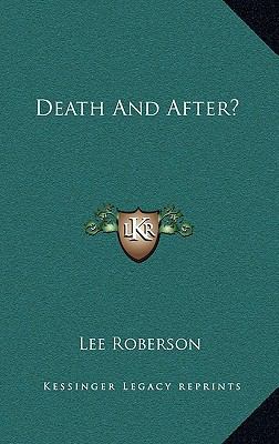 Death And After? 1169046401 Book Cover