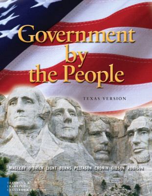 Government By The People: Texas, Teaching And L... 0131934295 Book Cover