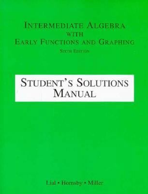 Intermediate Algebra With Early Graphs & Functi... 0321013190 Book Cover