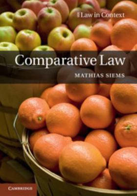 Comparative Law (Law in Context) 0521177170 Book Cover