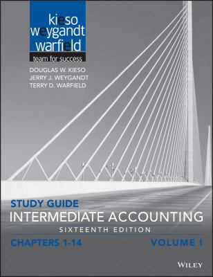 Study Guide Intermediate Accounting, Volume 1: ... 1119305128 Book Cover
