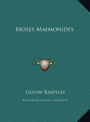 Moses Maimonides 1169488706 Book Cover