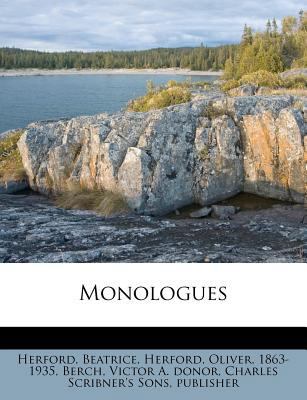 Monologues 1179353277 Book Cover