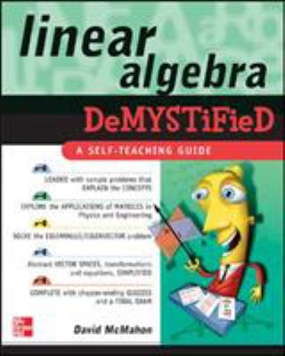 Linear Algebra Demystified B00KEVFMBW Book Cover