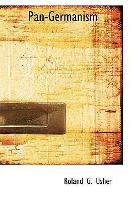 Pan-Germanism 0559701306 Book Cover