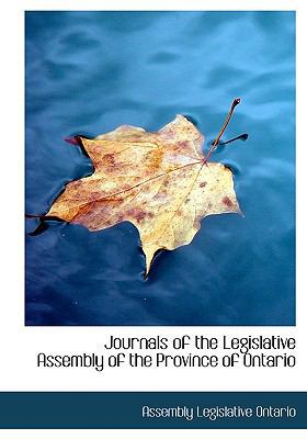 Journals of the Legislative Assembly of the Pro... 1117331946 Book Cover