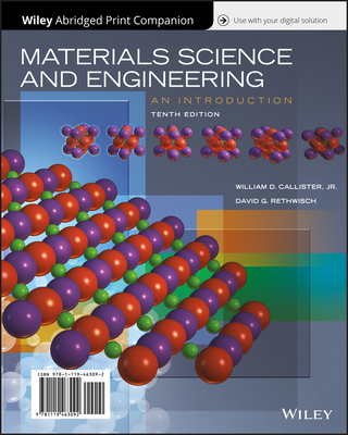 Materials Science and Engineering: An Introduction 1119463092 Book Cover