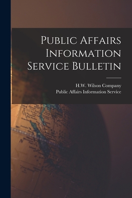 Public Affairs Information Service Bulletin 1017675473 Book Cover