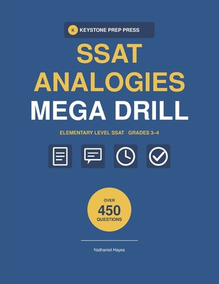 SSAT Analogies MEGA Drill Book 2026-2027 ELEMEN... B0HG21D87W Book Cover
