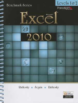 Microsoft Excel 2010, Levels 1 & 2 [With CDROM] 076384313X Book Cover