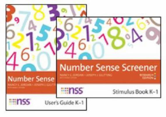 Number Sense Screener(tm) (Nss(tm)) Set, K-1, R... 1598572261 Book Cover