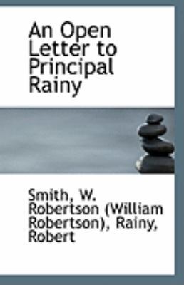 An Open Letter to Principal Rainy 1113289570 Book Cover