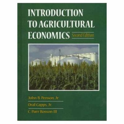 Introduction to Agricultural Economics 0139011900 Book Cover