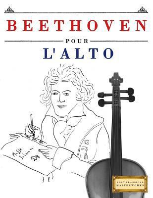 Beethoven Pour l'Alto: 10 Pi [French] 1976207908 Book Cover