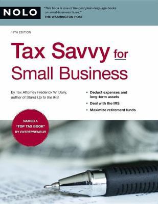Tax Savvy for Small Business 1413307175 Book Cover
