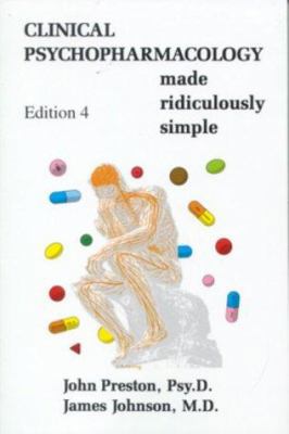 Clinical Psychopharmacology Made Ridiculously S... 0940780445 Book Cover