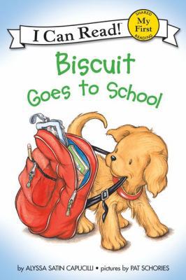 Biscuit Goes to School 0060286822 Book Cover