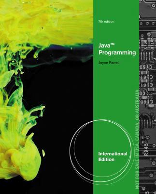 Java Programming, International Edition B011DBD736 Book Cover