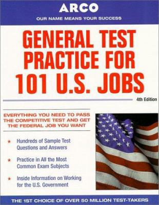 General Test Practice for 101 U.S. Jobs 0028625056 Book Cover