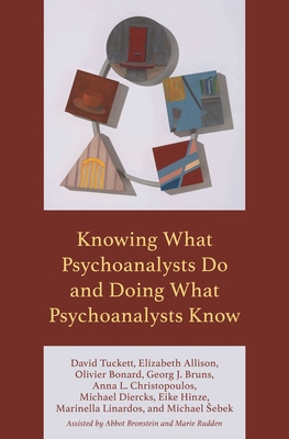 Knowing What Psychoanalysts Do and Doing What P... 1538188090 Book Cover