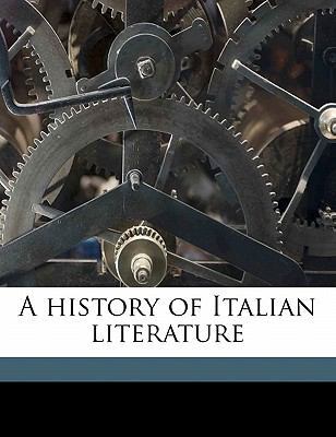 A History of Italian Literature 117228184X Book Cover