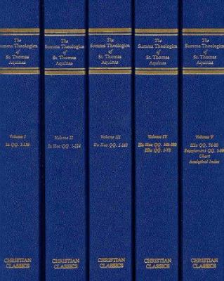 Summa Theologica: Complete 5-Volume Set 0870610635 Book Cover