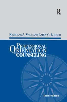 Professional Orientation to Counseling 113898390X Book Cover