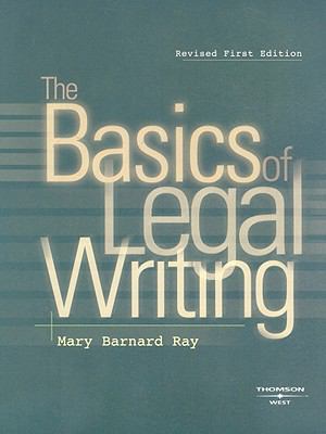 The Basics of Legal Writing 0314191461 Book Cover