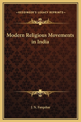 Modern Religious Movements in India 1169353452 Book Cover