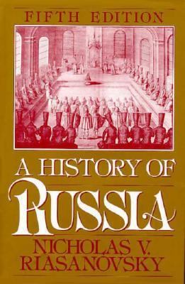 A History of Russia 0195074629 Book Cover