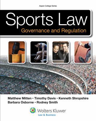 Sports Law: Governance and Regulation 073550864X Book Cover