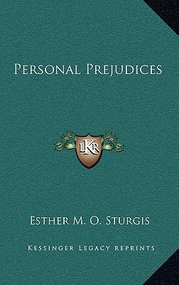 Personal Prejudices 1163651524 Book Cover