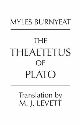 The Theaetetus of Plato B0092J5VPE Book Cover