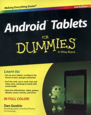 Android Tablets for Dummies 1118874013 Book Cover