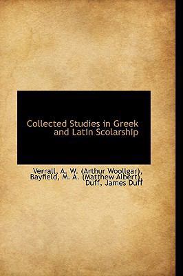 Collected Studies in Greek and Latin Scolarship 1110386214 Book Cover