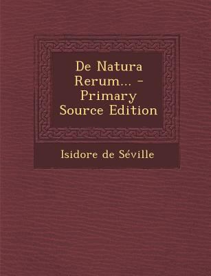 de Natura Rerum... [Latin] 1294087665 Book Cover