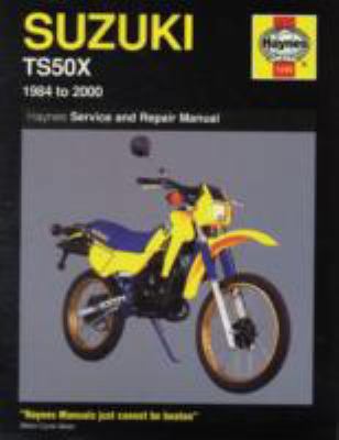 Suzuki TS50X: 1983-1999 (Haynes Service and Rep... 1859605265 Book Cover