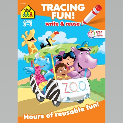 School Zone Tracing Fun! Write & Reuse 1601590768 Book Cover