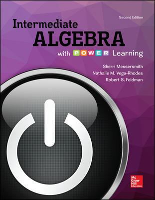 Intermediate Algebra with P.O.W.E.R. Learning 1259610241 Book Cover