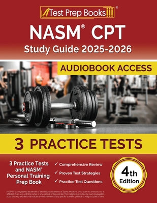 NASM CPT Study Guide 2025-2026: 3 Practice Test... 1637756755 Book Cover