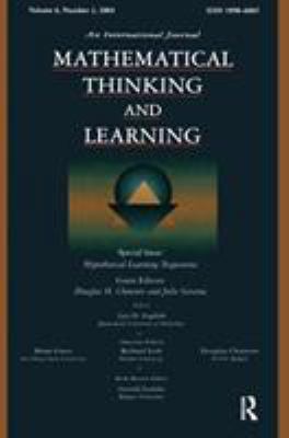 Hypothetical Learning Trajectories: A Special I... 0805895442 Book Cover