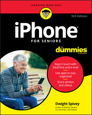 iPhone for Seniors for Dummies 1119607612 Book Cover